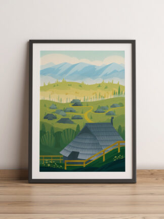 Plakát Velika Planina – Martina Fischmeister